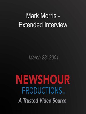 cover image of Mark Morris--Extended Interview
